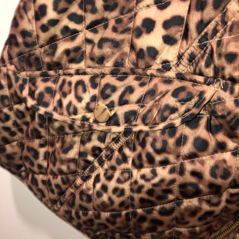 Charter Club Animal Print Quilted Vest - Picture 6 of 6